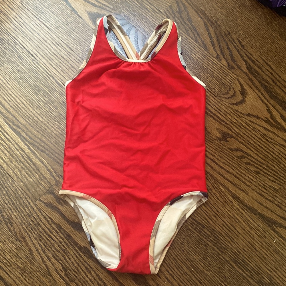 Girls BurBerry one piece size 5y EUC $65